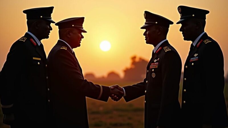 Meeting of Ugandan and South Sudanese Army Chiefs in Kampala