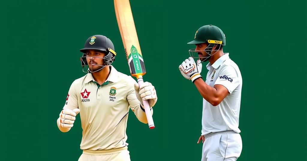 South Africa Requires 106 Runs for Victory in First Test Against Bangladesh