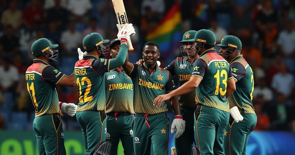 Zimbabwe Achieves Record Total of 344/4 in T20I Against Gambia