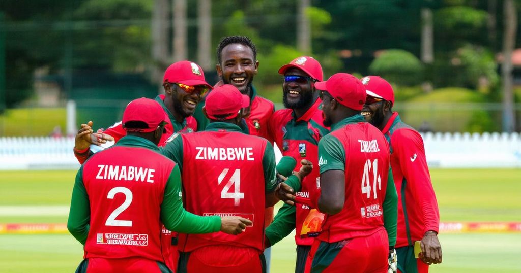 Zimbabwe Breaks T20 Record with 344 for 4 Against Gambia