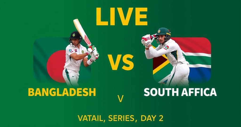 Bangladesh vs South Africa Live Score: 2nd Test (Day 2)