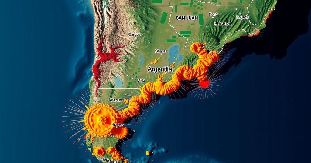 Magnitude 5.7 Earthquake Strikes San Juan, Argentina According to EMSC