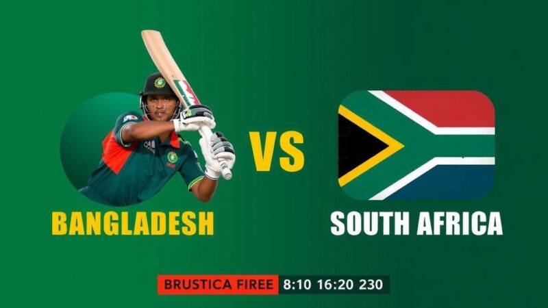 Watch Bangladesh vs South Africa Test Series: Broadcast Details and Schedule