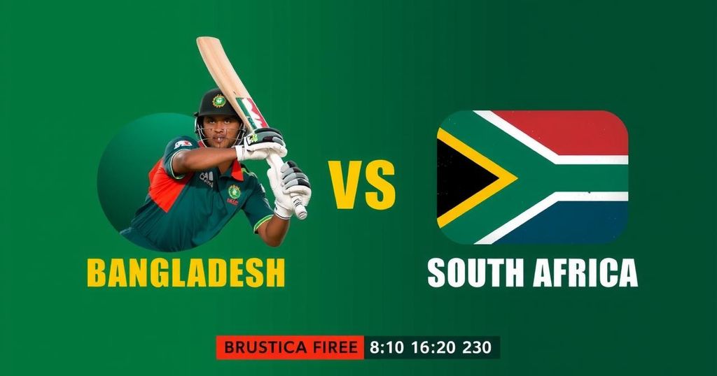 Watch Bangladesh vs South Africa Test Series: Broadcast Details and Schedule