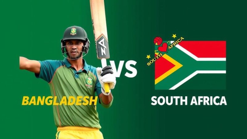 Live Updates on Bangladesh vs South Africa Cricket Match