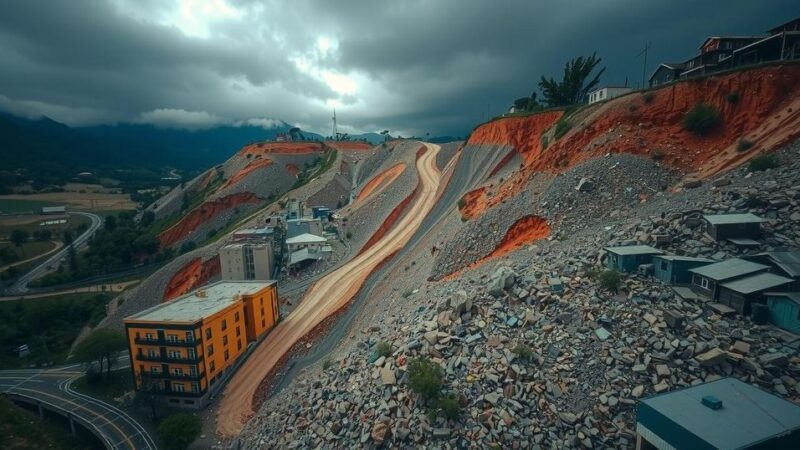 Landslide in La Paz, Bolivia: A Consequence of Drought and Rainfall