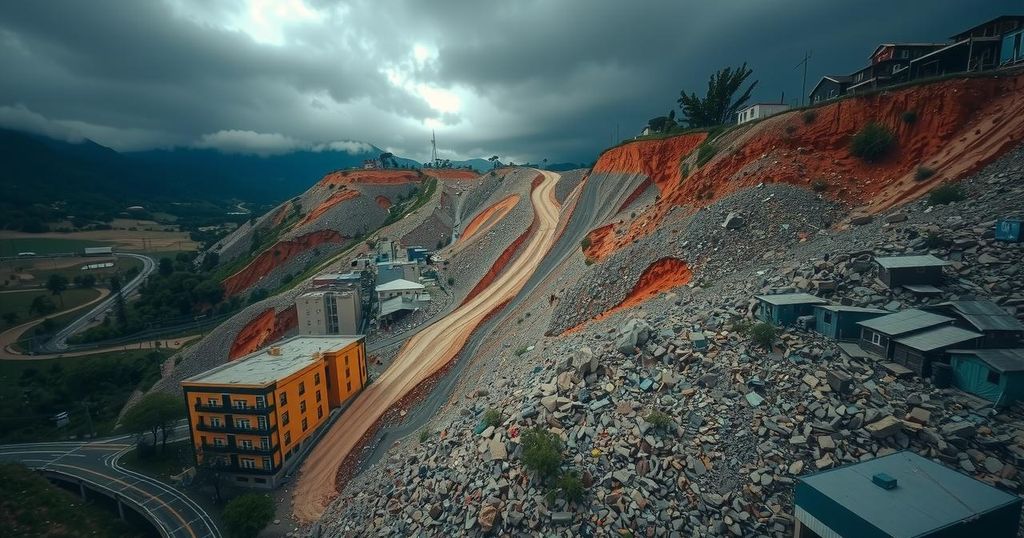 Landslide in La Paz, Bolivia: A Consequence of Drought and Rainfall