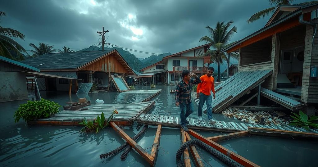 Devastating Flooding in Philippines Due to Tropical Storm Toraji