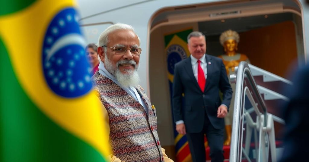 Prime Minister Narendra Modi Arrives in Brazil for G20 Summit