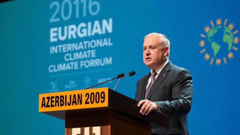 Controversy Surrounds Azerbaijan’s Aliyev at COP29 Amidst Diplomatic Tensions