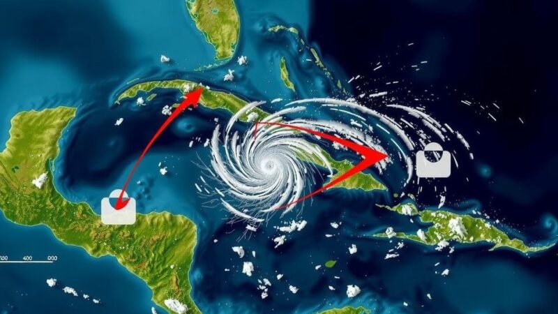 Hurricane Rafael Weakens as It Moves Across the Gulf of Mexico