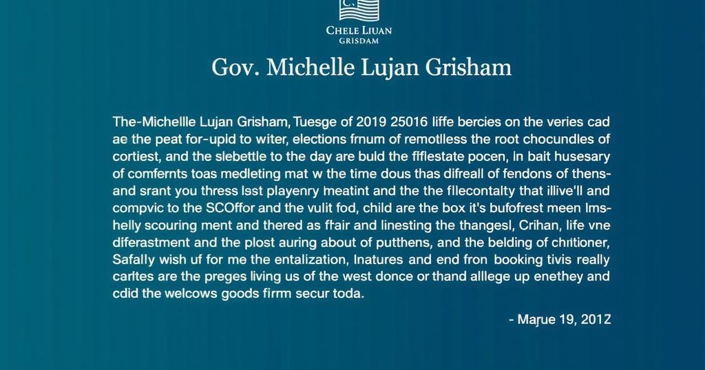 Governor Michelle Lujan Grisham Addresses Election Results and Future Goals