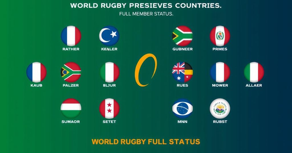 Egypt, Guatemala, and Lesotho Achieve Full Membership Status in World Rugby