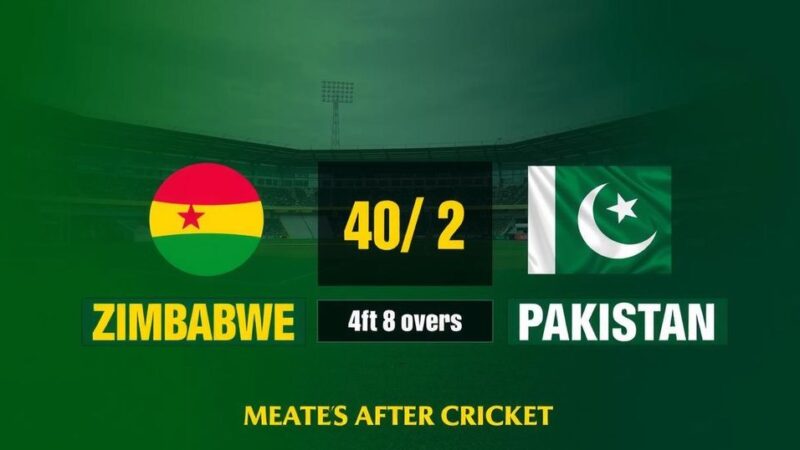 Zimbabwe vs Pakistan 2nd ODI: Live Updates on Zimbabwe’s Innings