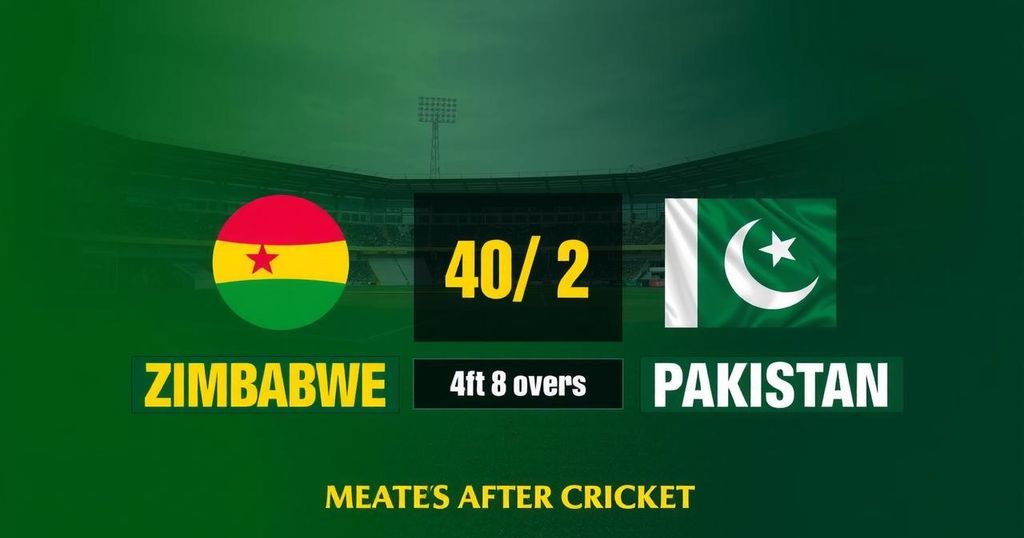 Zimbabwe vs Pakistan 2nd ODI: Live Updates on Zimbabwe’s Innings