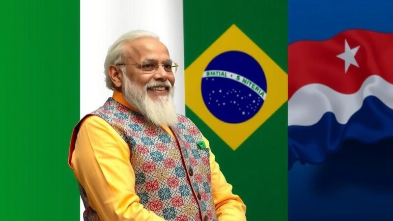 PM Modi Commences 5-Day Diplomatic Visit to Nigeria, Brazil, and Guyana