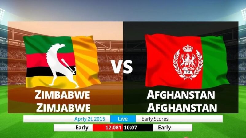 Zimbabwe vs Afghanistan T20: Early Drama as Zimbabwe Scores 6/1 After 1 Over