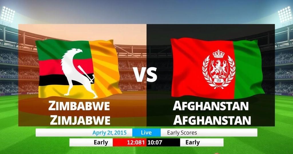 Zimbabwe vs Afghanistan T20: Early Drama as Zimbabwe Scores 6/1 After 1 Over