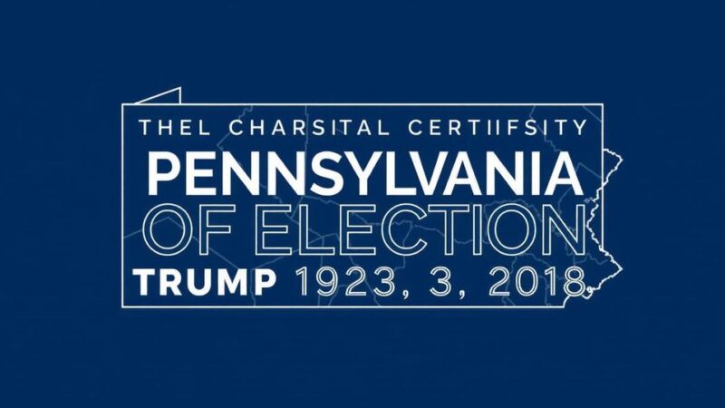 Pennsylvania Certifies 2024 Election Results Amidst Stable Process