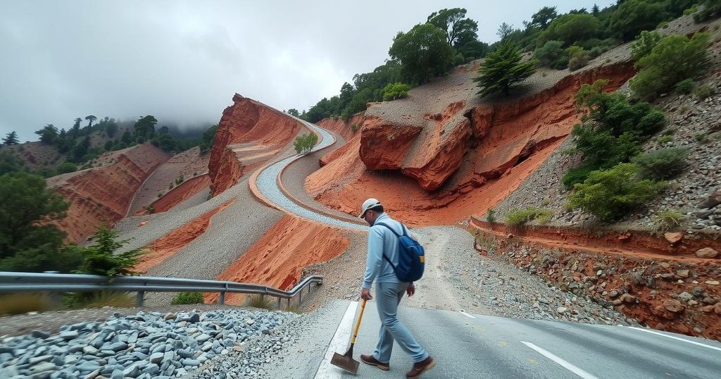 Landslides Block Road Between Granma and Santiago de Cuba After Earthquake