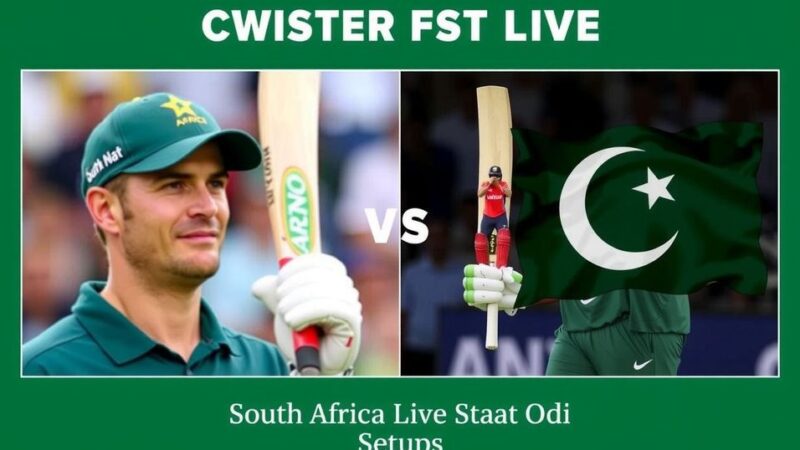 South Africa vs Pakistan 1st ODI: Live Streaming Guide and Match Details