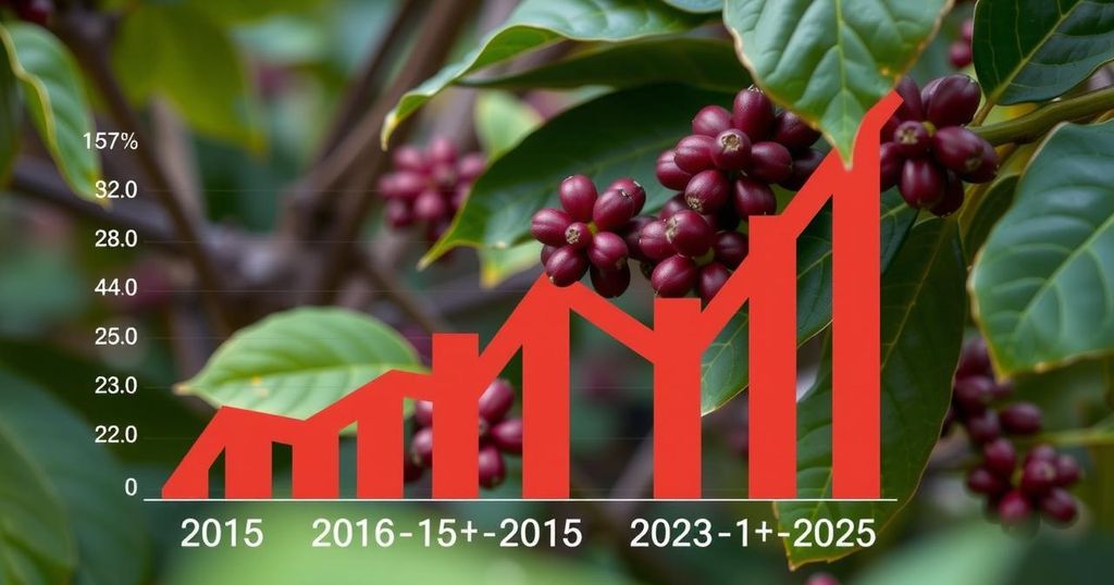 Coffee Prices Expected to Surge by 2025 Due to Climate Change Challenges