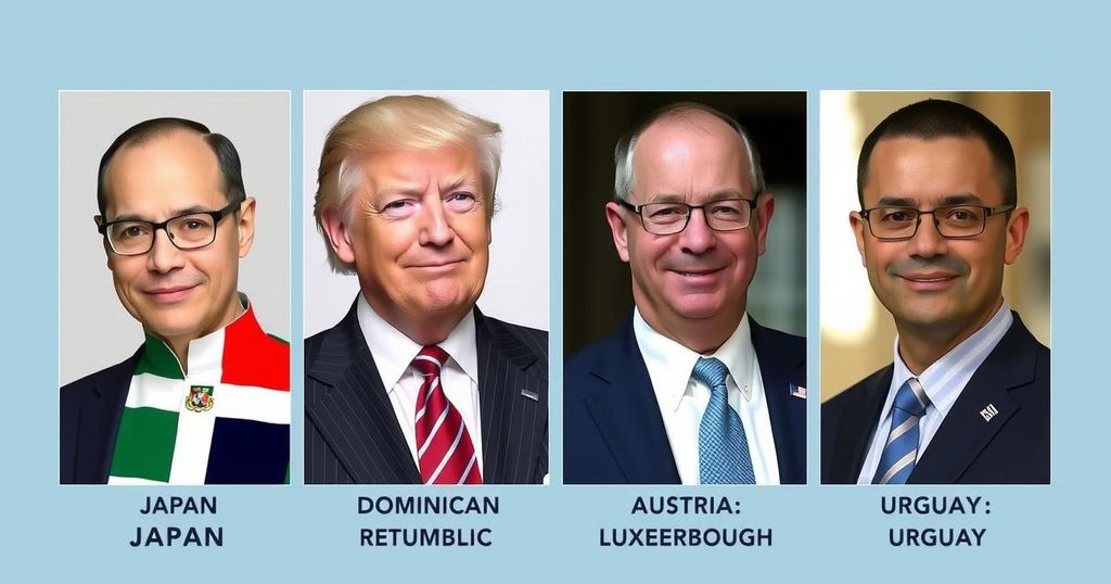 Trump Nominates Ambassadors for Japan, Dominican Republic, Austria, Luxembourg, and Uruguay