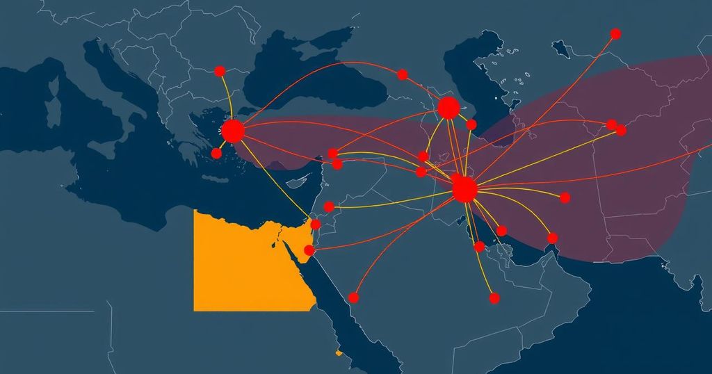 Mapping Middle Eastern Alliances Amidst the Syrian Civil War