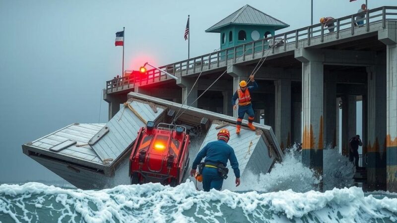 Pier Collapse in California Prompts Rescues Amid Major Storm Alert