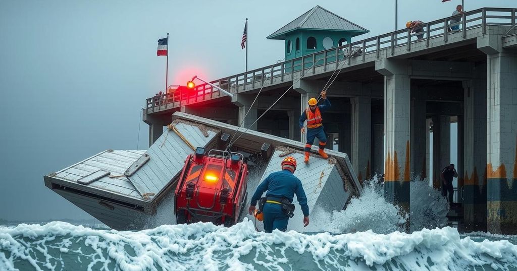 Pier Collapse in California Prompts Rescues Amid Major Storm Alert