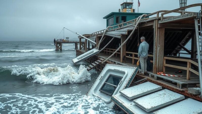 Santa Cruz Wharf Partially Collapses Amid Severe Winter Storm