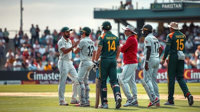 Verbal Altercation Erupts During Pakistan vs. South Africa Test Match