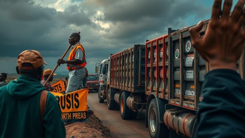 East African Truck Drivers Strike Against Tax at South Sudan Border