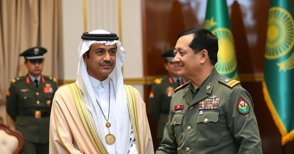 Sheikh Mansour bin Zayed Hosts Kazakhstan’s Defence Minister for Cooperation Talks