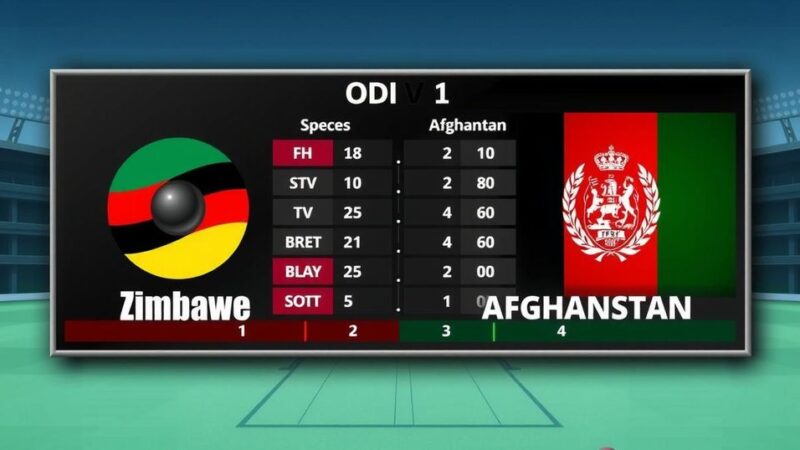 Zimbabwe vs Afghanistan: 1st ODI Match Preview for 2024/25 Series