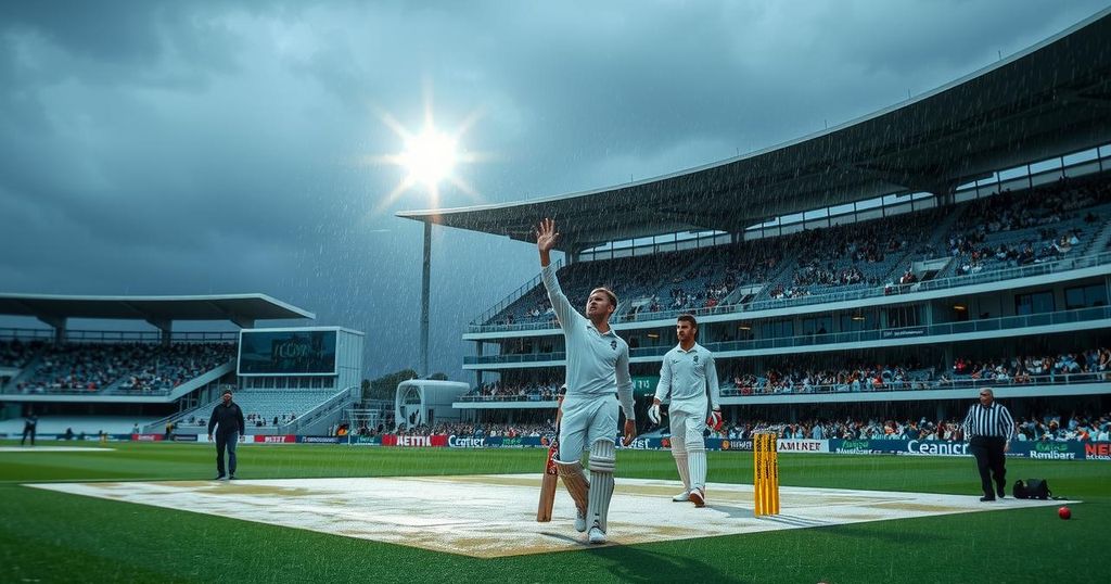 Rain Disrupts Day 3 of 1st Test Match Between South Africa and Pakistan