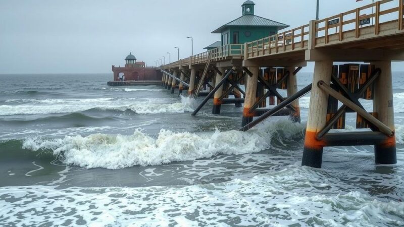 Santa Cruz Wharf Partially Collapses Amid Severe Storm Conditions