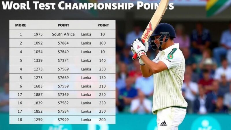 South Africa Tops World Test Championship: Implications for Sri Lanka and India