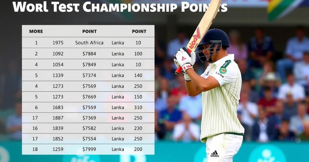 South Africa Tops World Test Championship: Implications for Sri Lanka and India