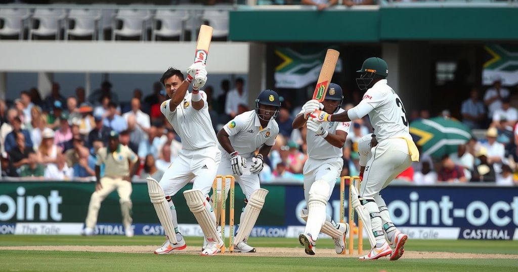 Sri Lanka Struggles in Quest for 348 Runs Against South Africa in Second Test