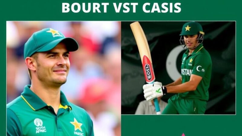 South Africa vs Pakistan ODI Series: Key Insights and Viewing Details