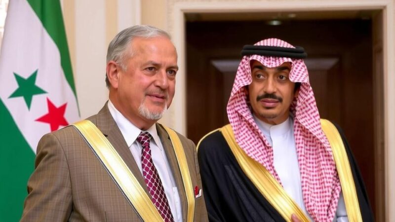 Syria’s New Foreign Minister Commences Diplomatic Relations with Saudi Arabia