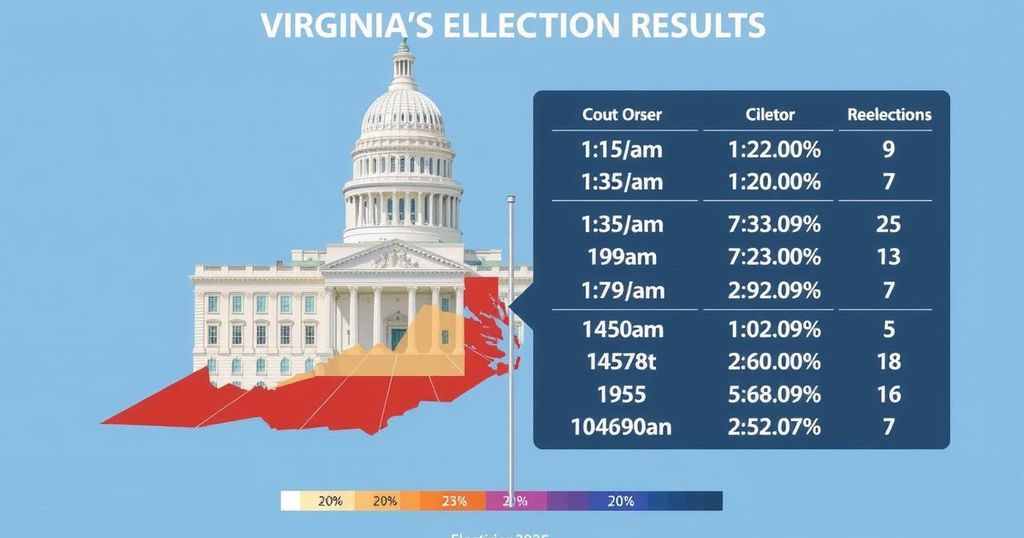 Virginia State Legislature Special Election Results 2025