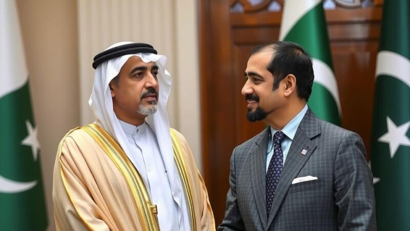 UAE President Engages in Talks with Pakistan’s Prime Minister for Enhanced Cooperation