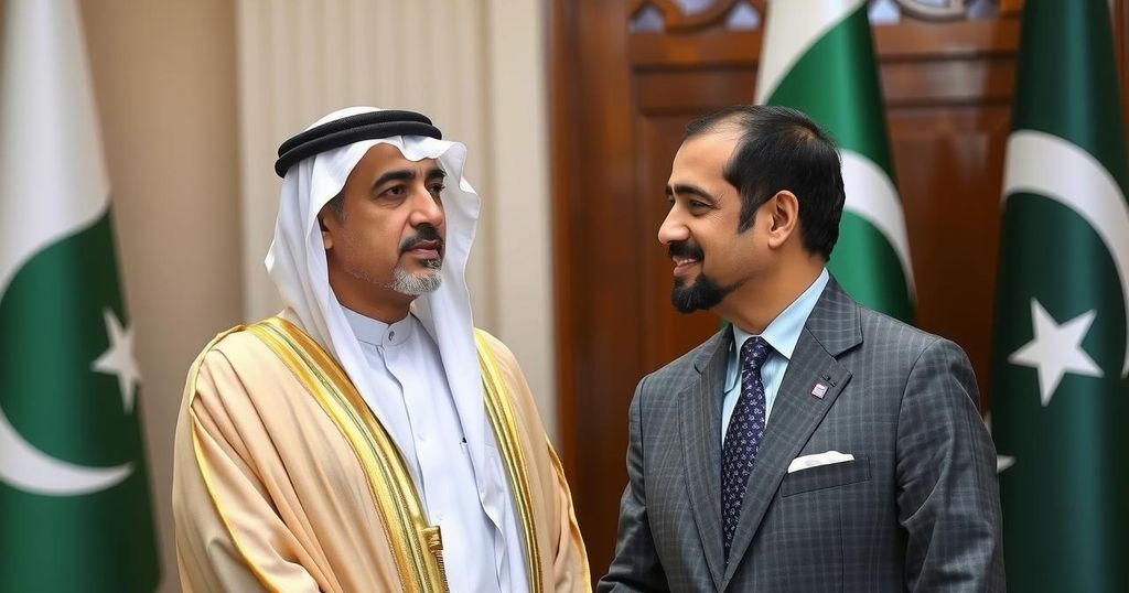 UAE President Engages in Talks with Pakistan’s Prime Minister for Enhanced Cooperation