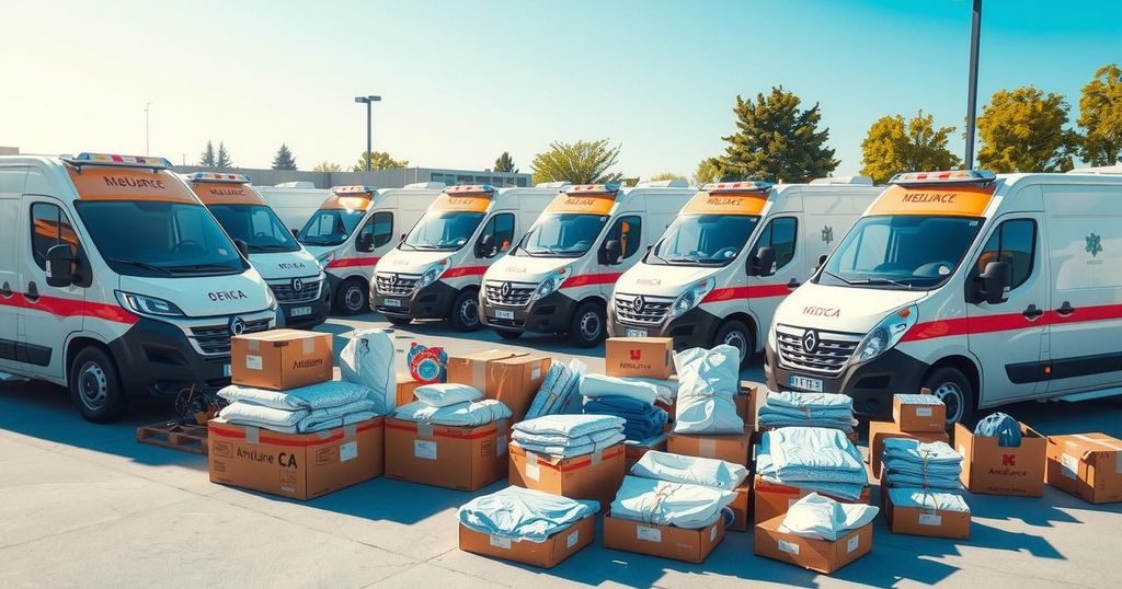 UAE Dispatches 25 Ambulances and Medical Supplies to Angola