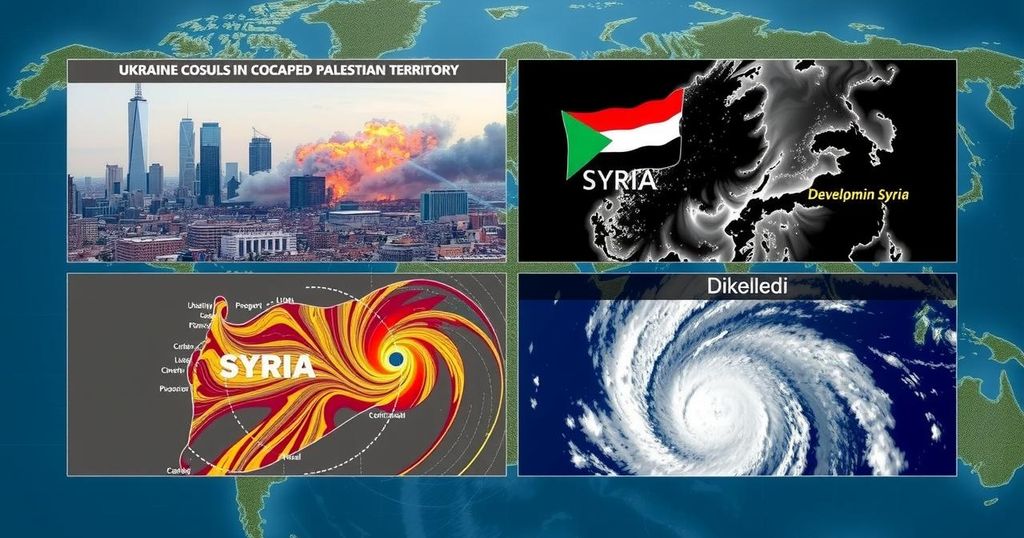 Humanitarian Crises: Updates on Ukraine, Gaza, Syria, and Cyclone Dikeledi