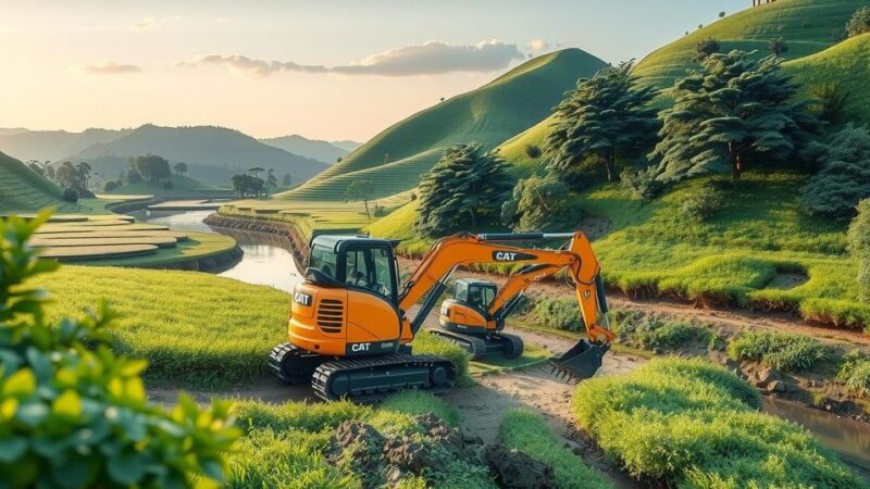 Six NDCs on East Bank of Demerara Receive Mini Excavators for Improved Drainage